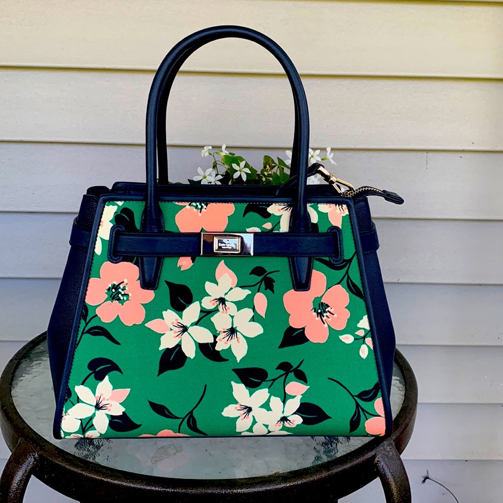 Kate Spade New York Lucia Lily Blooms Medium Satchel